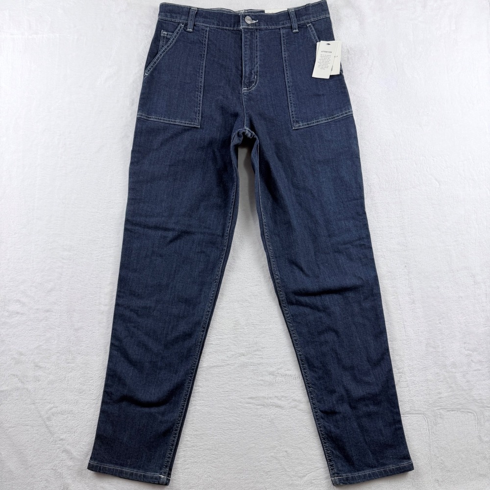 Free Assembly Carpenter Jeans Dark Wash Utility Denim Size 16